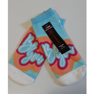 No Boundaries "Be You" Low Cut Socks. Size 4-10